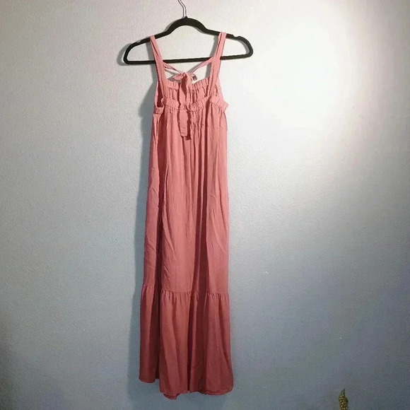 Old Navy Womens Mauve-ish Maxi Dress Spaghetti Strap Size Small - Picture 5 of 10